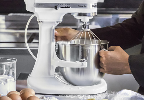 White-mixer-bowl-lift